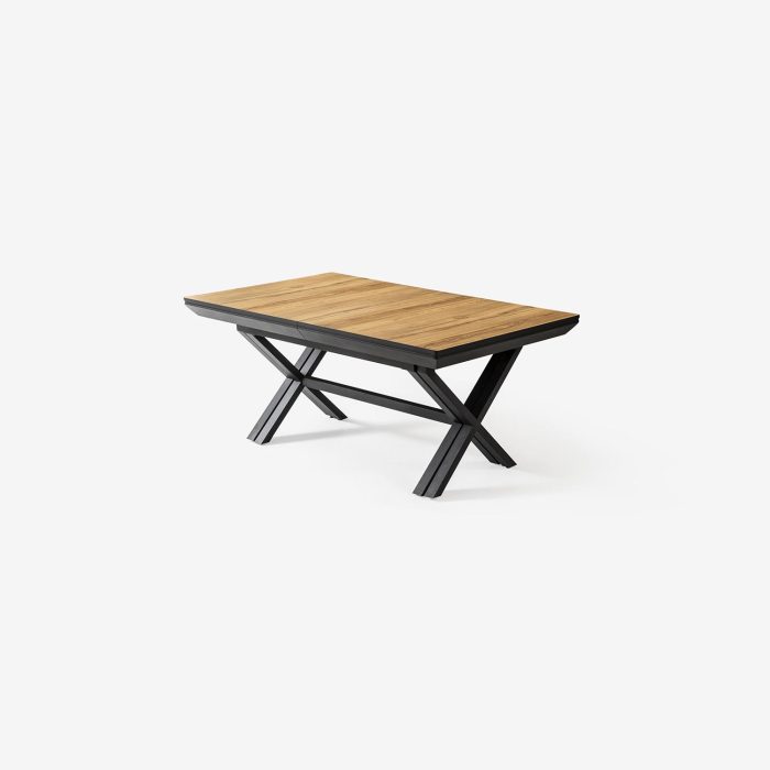 Masa extensibila din HPL, MDF si metal, Express, L180xl103xH78cm - imagine 2