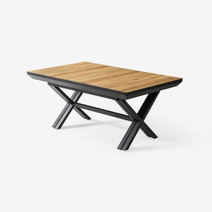 Masa extensibila din HPL, MDF si metal, Express, L180xl103xH78cm