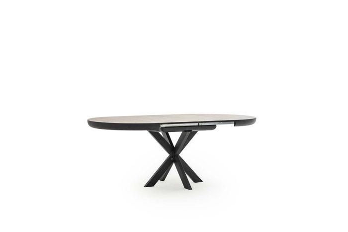 Masa extensibila din HPL, MDF si metal, Spider, L110xl78 - imagine 5