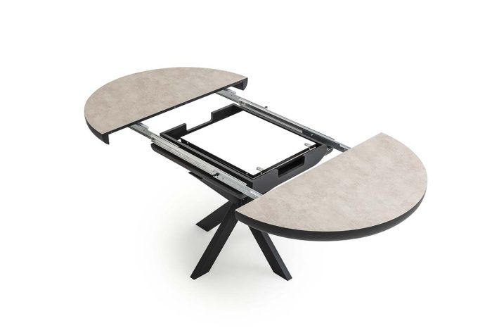Masa extensibila din HPL, MDF si metal, Spider, L110xl78 - imagine 2