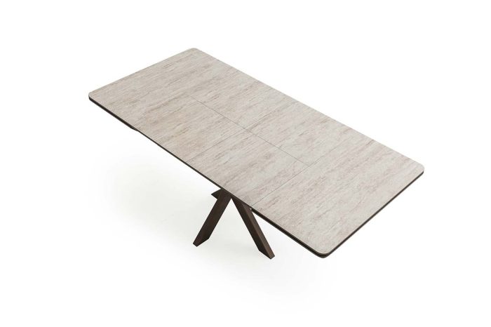 Masa extensibila din HPL, MDF si metal, Grande, L90xl90cm - imagine 3
