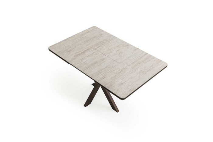 Masa extensibila din HPL, MDF si metal, Grande, L90xl90cm - imagine 2