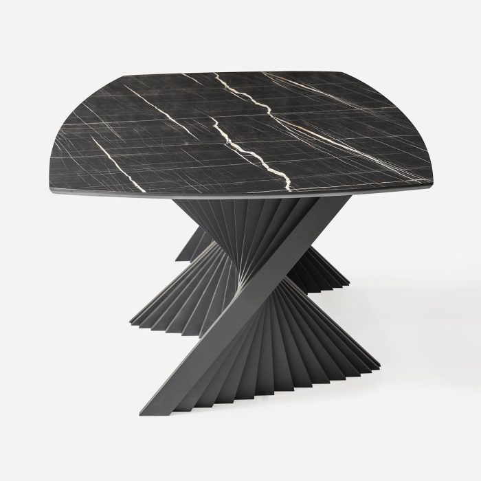 Masa din HPL, MDF și metal, Boss, L260xl120xH78 cm - imagine 5