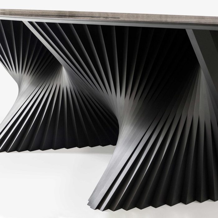 Masa din HPL, MDF și metal, Boss, L260xl120xH78 cm - imagine 6