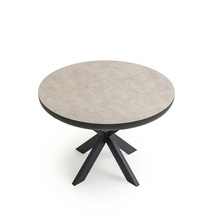 Masa extensibila din HPL, MDF si metal, Spider, L110xl78