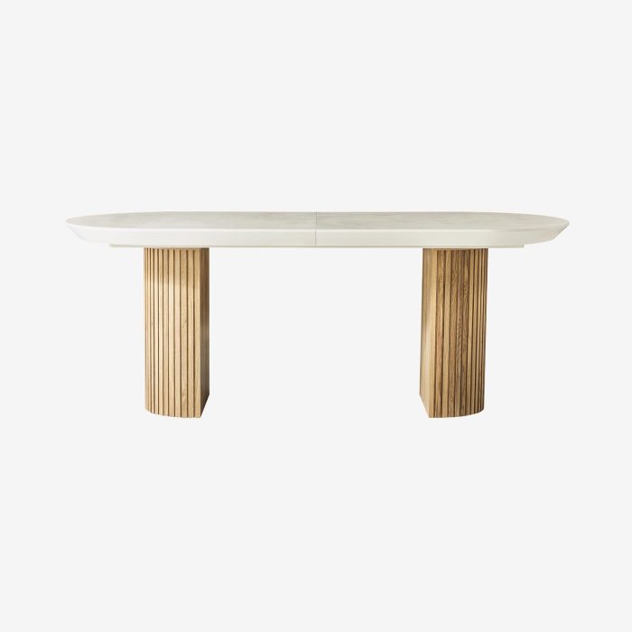 Masa extensibila din HPL, MDF si metal, Tempo, L206xl103xH78 - imagine 4